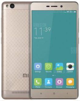 Xiaomi Redmi 3 16GB ROM 4G Smartphone - FASHION GOLDEN