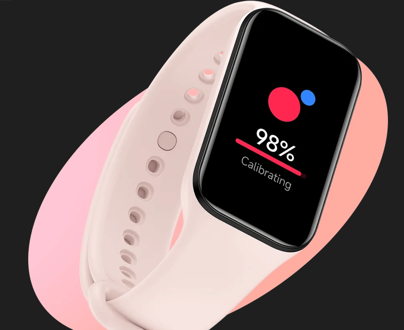 Xiaomi Smart Band 8 Active Pink, Vibrant 1.47 TFT Display