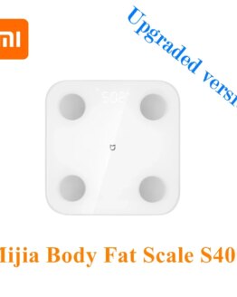 Xiaomi Mijia Body Fat Scale S400 Bluetooth 5.0 LED Display 150kg Body Data Body Composition Testing Scale Work With Mi Home App